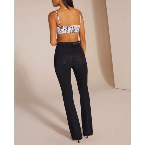 FAVORITE DAUGHTER Valentina Shortie Jeans 30 Petite Black High Rise Cigarette - Picture 2 of 16